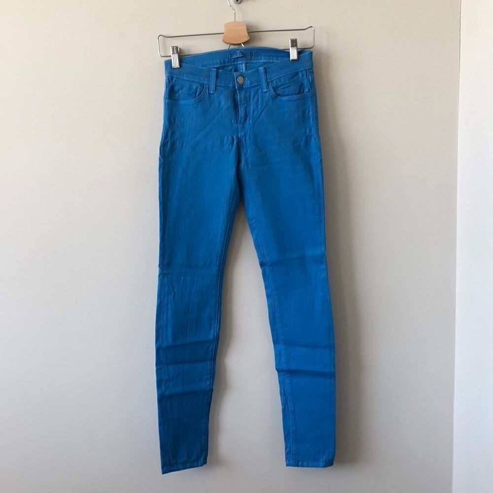 J Brand Coated Blue Denim (Size: 26) 💙